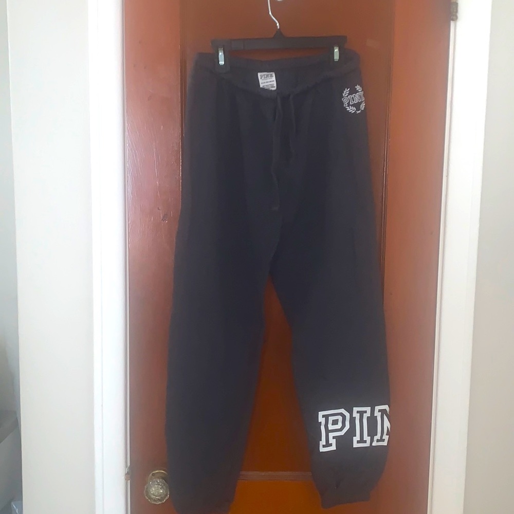 Pink grey joggers